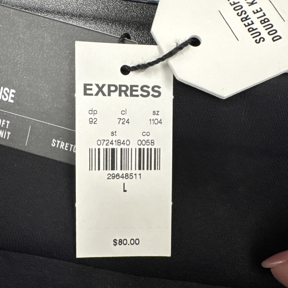 Express High Rise Supersoft Double Knit Pants - Picture 8 of 9